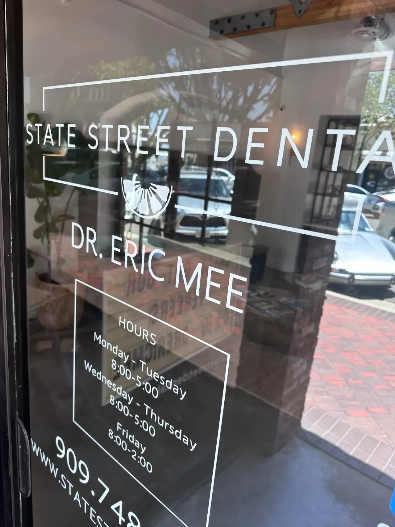 The welcoming reception area at State Street Dental
